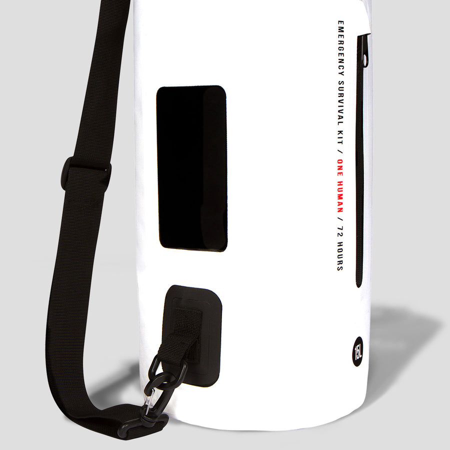The Infinite Mountain Emergency Survival Kit: 1 Human / 72 Hours (White)
